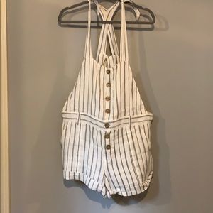 Striped romper